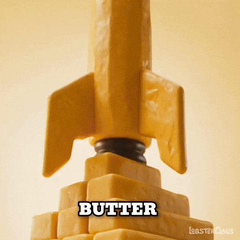 Butter GIF by LobsterClaus