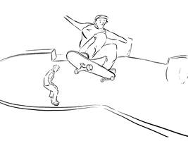 La Fea Skate GIF
