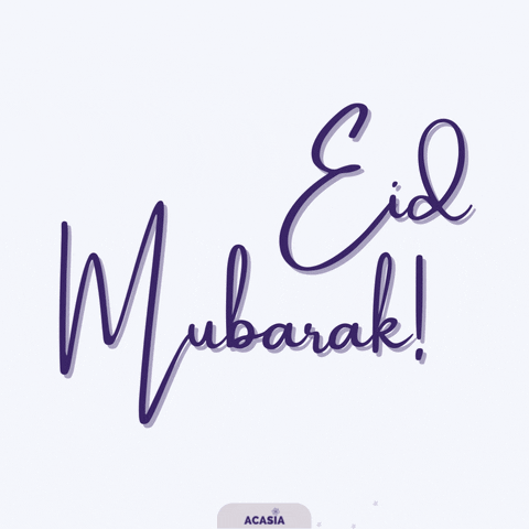 Eid Mubarak Wishes GIF by Acasia Group