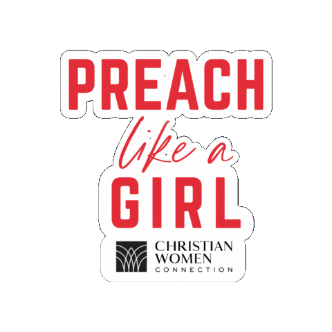 Preacher Sticker by Christian Women Connection
