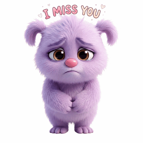 Sad I Miss You GIF by The Fuzzlets