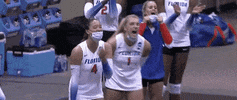 Lets Go Volleyball GIF by NCAA Championships