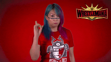 wrestlemania 35 finger guns GIF by WWE