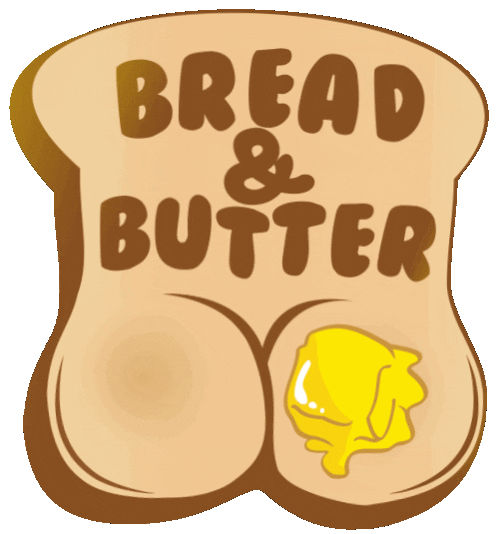Bread And Butter Twerk Sticker by Alex Kinsey