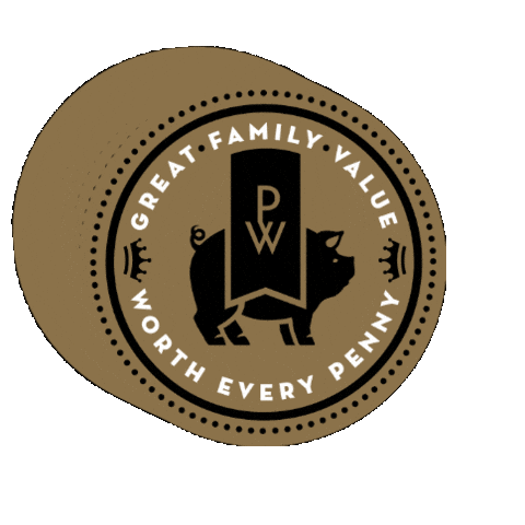 Porky Whites Sticker