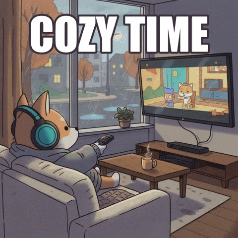 Rainy Day Popcorn GIF by WUFFI