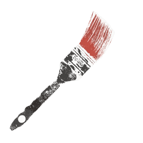Painting Paintbrush Sticker By Gyotaku Gif