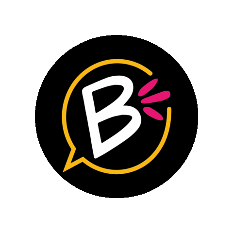B Shout Sticker by Bark Design Studio