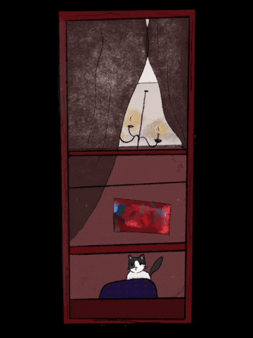 Living Room Cat GIF by Unpopular Cartoonist