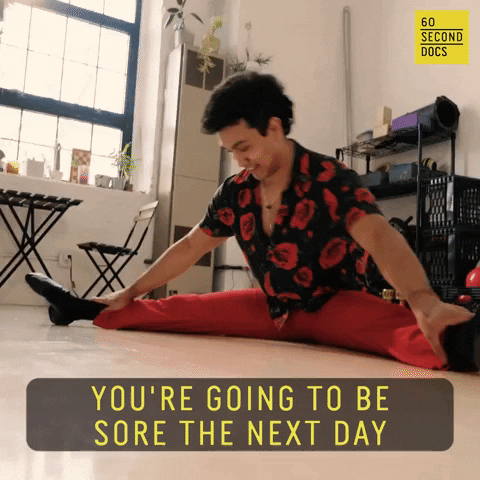 Man Stretching GIF by 60 Second Docs