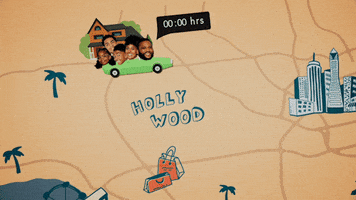Road Trip Map GIF by ABC Network