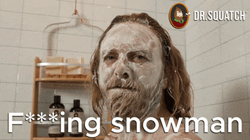 Frosty The Snowman Shower GIF by DrSquatchSoapCo