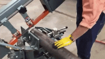 Horizontal Metal Bandsaw GIF