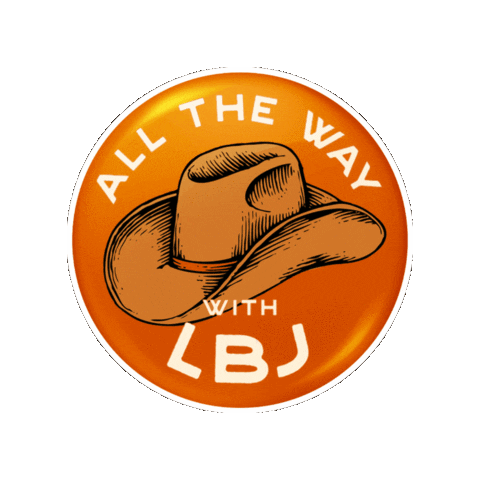 Ut Austin Hat Sticker by LBJ School