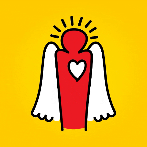 dobryandel heart angel srdce andel GIF