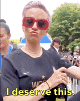 i deserve this megan rapinoe GIF by Sports GIFs