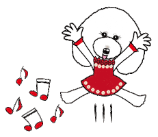 Charlotte Poodle Sticker