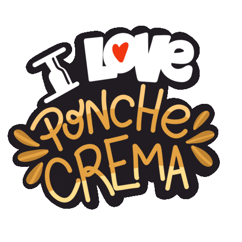 Ponche Sticker by Laura Pereda