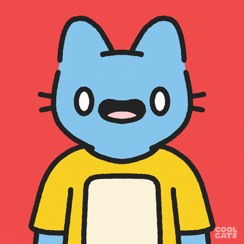 Reverse Blue Cat GIF by Cool Cats