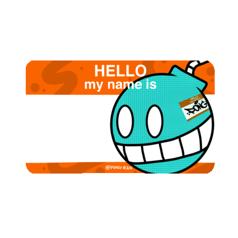 Tag Hello Sticker by Pong.ren