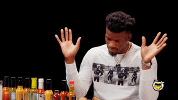 Jimmy Butler Wings GIF by First We Feast: Hot Ones