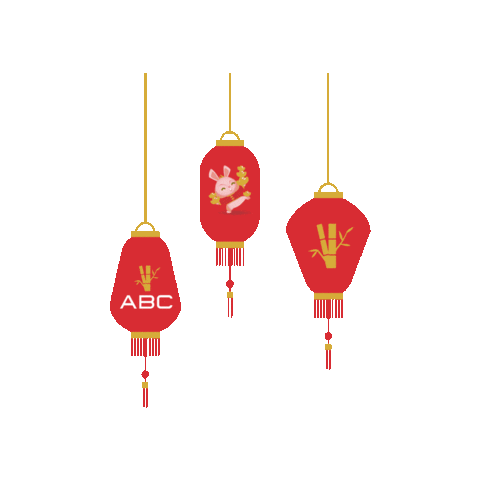 Lunar New Year Abc Sticker by Asianborrelclub
