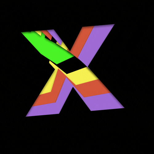 animated letter x