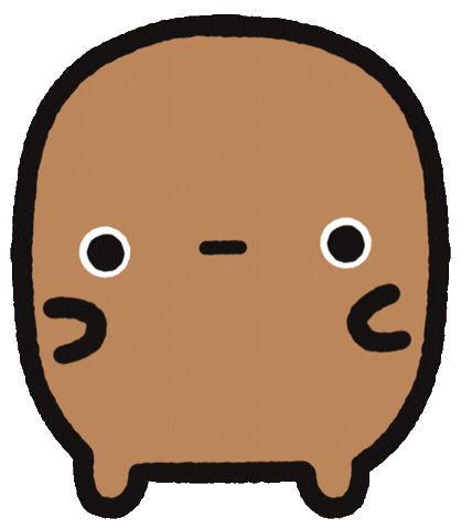 Surprised Look Sticker by Sad Potato Club