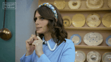 Scared Look GIF by The Great British Bake Off