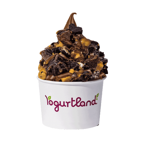 Dessert Froyo Sticker by YogurtlandAU for iOS & Android | GIPHY