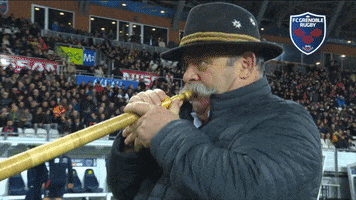 Musique Horn GIF by FCG Rugby