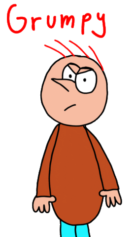 Grumpy Sticker