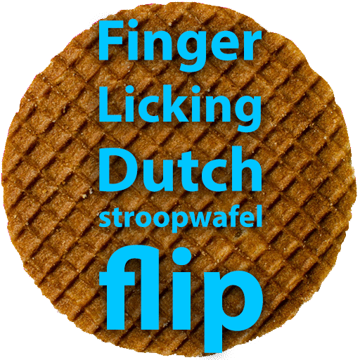 Stroopwafel Dutch Food Sticker by Finger Licking Dutch