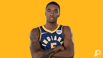 Serious Basketball GIF by Indiana Pacers
