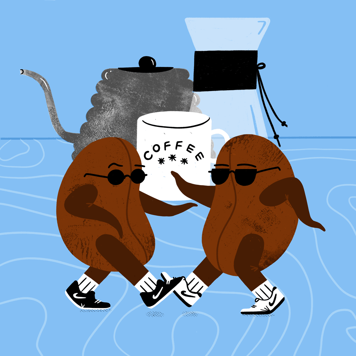 Coffee Day Cool Beans GIF by Katie Lukes