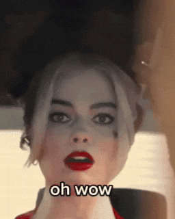 Harley Quinn Wow GIF