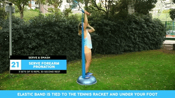 Fitness Coach Tennis Serve GIF by fitintennis