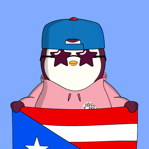 Puerto Rico World GIF by Pudgy Penguins