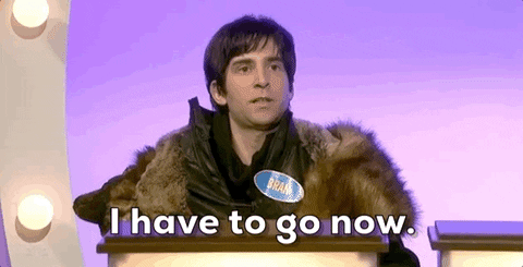 I Have To Go Now Jeopardy Snl Gif By Saturday Night Live Find Share On Giphy