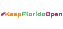 Keep Florida Open Sticker