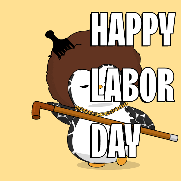 Labor Day Usa GIF by Pudgy Penguins