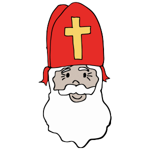 Sinterklaas Sticker by Leonie van Zonneveld