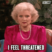 Scared Golden Girls GIF by TV Land