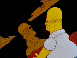 Tripping The Simpsons GIF