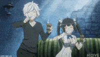 Animated gif about cute in Anime Girls ππ by ~ Pinky_Bubble