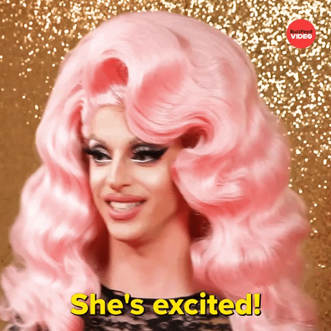 Excited Drag Queen GIF by BuzzFeed