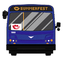 City Bus Sticker by Summerfest