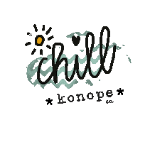 Chilling Good Vibes Sticker by konope.co