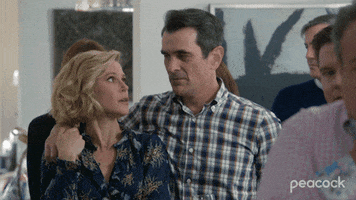 Scared Modern Family GIF by PeacockTV