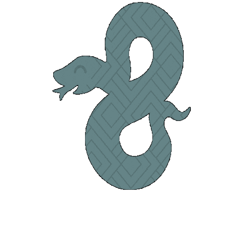 Chinese New Year Snake Sticker by Bynd Artisan